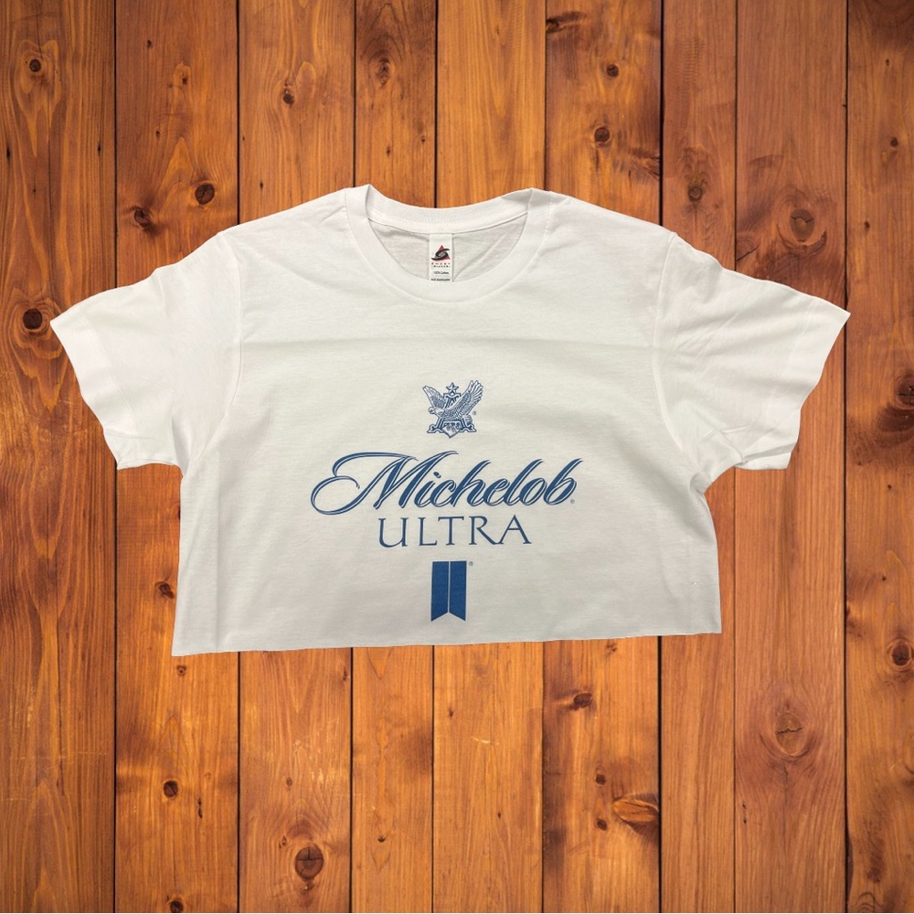 Michelob ultra crop top . S- 3X available. Brand new.